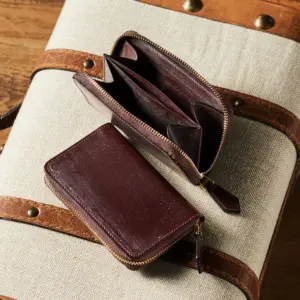 ジョージブライドル・ファスナー小銭入れ