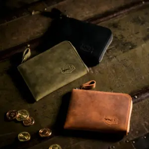 ナポレオンカーフ・ボナパルトL字ファスナー