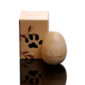 リプラス 木製ペット用知育玩具 たまごはん Egg (たまご) 犬用