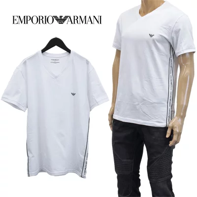 EMPORIO ARMANI Vネック Tシャツ 111889-0P717-00010