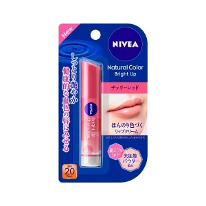 ニベア ナチュラルカラーリップ ブライトアップ チェリーレッド