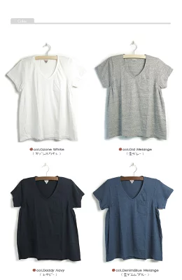 FilMelange フィルメランジェ ポケットTシャツ ローラ