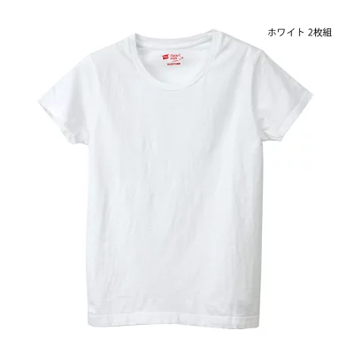 Hanes ジャパンフィット レディース クルーネックTシャツ