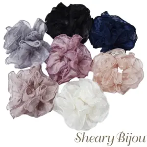ShearyBijou レース オーガンジー シュシュ