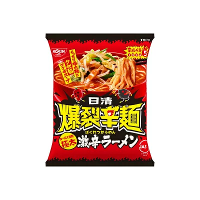 日清 爆裂辛麺 極太激辛ラーメン