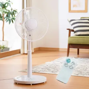 リビングファン リモコン付き 30cm 5枚羽根