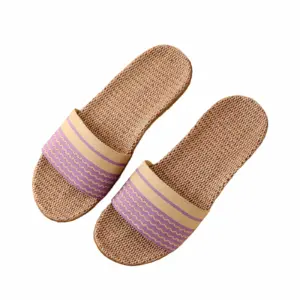 Confis 麻素材 スリッパ 