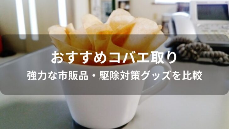 コバエ取りおすすめ人気【強力な市販品・駆除対策グッズを比較】