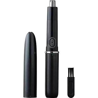 アイリスプラザ エチケットカッター 鼻毛カッター ブラック PBC-EC02-B