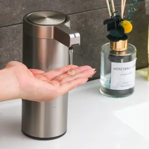 ソープディスペンサー 自動 液体 ステンレス 電池式