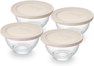 アイリスオーヤマ(IRIS OHYAMA) 耐熱ガラスボウル 蓋付き TGB-4S