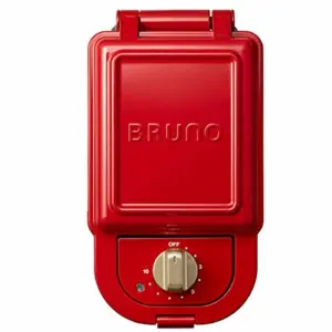 ブルーノ ホットサンドメーカーシングル BOE043-RD