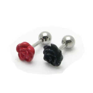 ボディピアス 薔薇