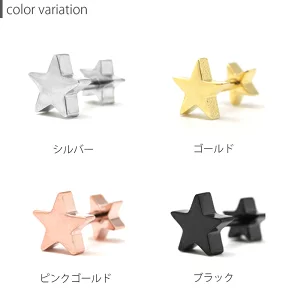 軟骨ピアス スターピアス