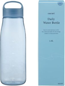 マーナ marna Daily ウォーターボトル 1L 目盛り付き