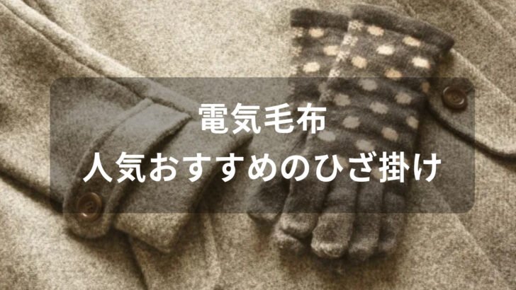 電気毛布おすすめ人気【おしゃれなひざ掛け・充電式など】