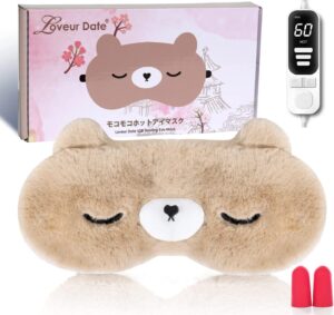Loveur Date モコモコ ホットアイマスク USB 電熱式
