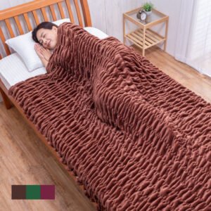 ファミリー・ライフ タテヨコ伸縮あったか毛布3色組 04109 ｖ