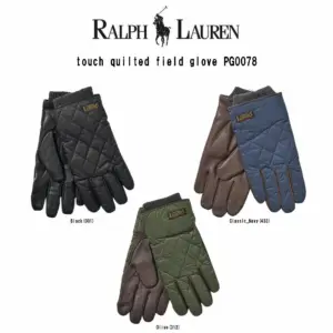 Polo Ralph Lauren(ポロラルフローレン) キルテッド タッチ スクリーン フィールド グローブ PG0078