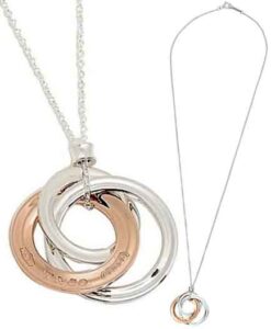 Tiffany&Co. ティファニー トリプルサークルリングペンダントピアス インターロッキング３連リング スモール