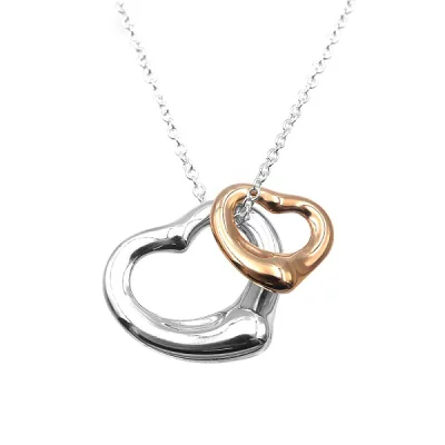 ティファニー ネックレス 18K ダブルオープンハート 23261057