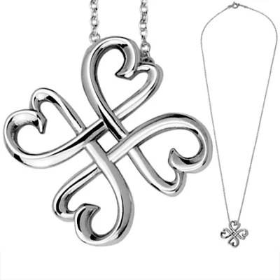 ティファニー(TIFFANY&CO) ラッキー ラビングハート ペンダント