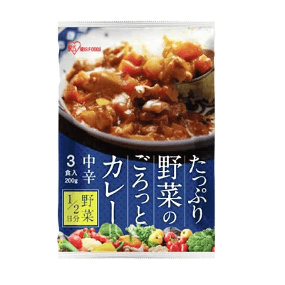 レトルトカレー たっぷり野菜のごろっとカレー