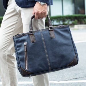 ビジネスバッグ メンズ 日本製 豊岡製 岡山デニム使用