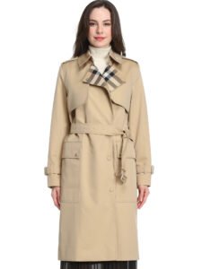 BURBERRY トレンチコート チェックパネル ロング