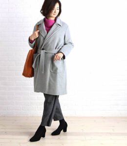outlet テーラード トレンチコート
