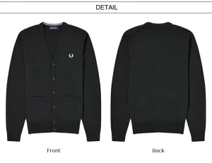 FRED PERRY(フレッドペリー ) コットン メリノウール カーディガン K9551