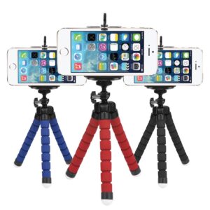 スマホ 三脚 可動式 スタンド ブラック スマートフォン