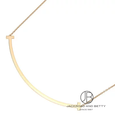 ティファニー(Tiffany&Co.) Tスマイル ペンダント エクストララージ 18K ローズゴールド 67513436