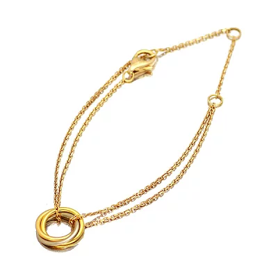 カルティエ Cartier トリニティ ドゥ カルティエ ブレスレット K18YG K18WG K18PG スリーカラーゴールド