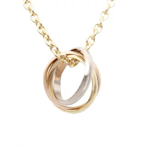 カルティエ/Cartier / トリニティ ドゥ カルティエ ネックレス レディース K18YG/イエローゴールド K18PG/ピンクゴールド K18WG/ホワイトゴールド B7006600