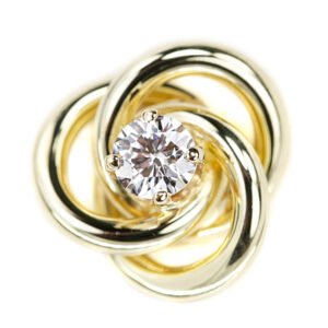 ティファニー ダイヤモンド ラブノット トリプルサークル ピアス