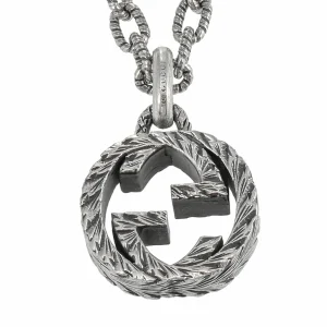 GUCCI インターロッキングG ペンダント ネックレス
