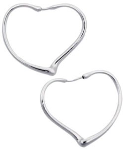 Tiffany&Co. (ティファニー) オープンハートフープピアス ミディアム エルサペレッティ