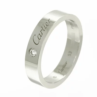 カルティエ(Cartier) カルティエ C ドゥ カルティエ ウェディング リング B4098253 プラチナ