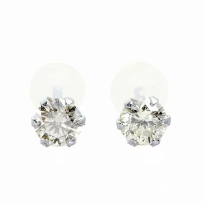 プラチナピアス Pt900 一粒ダイヤモンドピアス 誕生石 4月