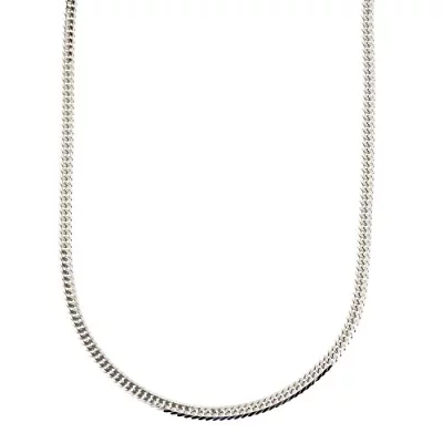 [フェアリーカレット] プラチナネックレス Pt850 6面W喜平チェーン 日本製 検定印 20g 50cm