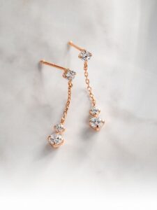 4℃ K10ピンクゴールドピアス 111336153117