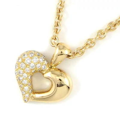 Van Cleef & Arpels ネックレス クールハート パヴェ ダイヤモンド