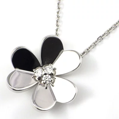 Van Cleef & Arpels ネックレス フリヴォル フラワー 3ポイント ダイヤモンド