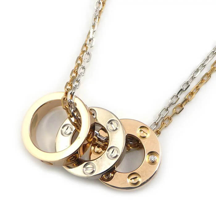 カルティエ(Cartier) ラブスリーフープ ネックレス