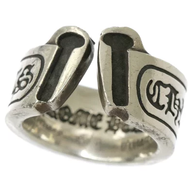 クロムハーツ(CHROME HEARTS) シルバー925 スクロールラベルリング