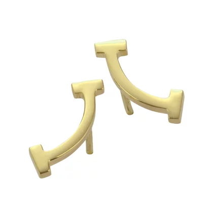 ティファニー ピアス Tスマイル 36667273 イエローゴールド