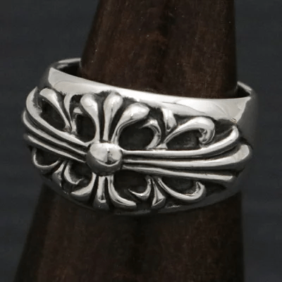 クロムハーツ(CHROME HEARTS) フローラルクロス リング