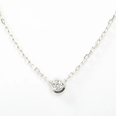 カルティエ(Cartier) ディアマンレジェドゥカルティエSM ネックレス B7215900 K18ホワイトゴールド