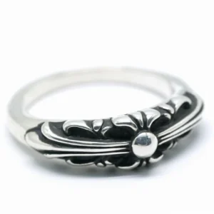 クロムハーツ(CHROME HEARTS) ベビークラシックフローラルクロスリング